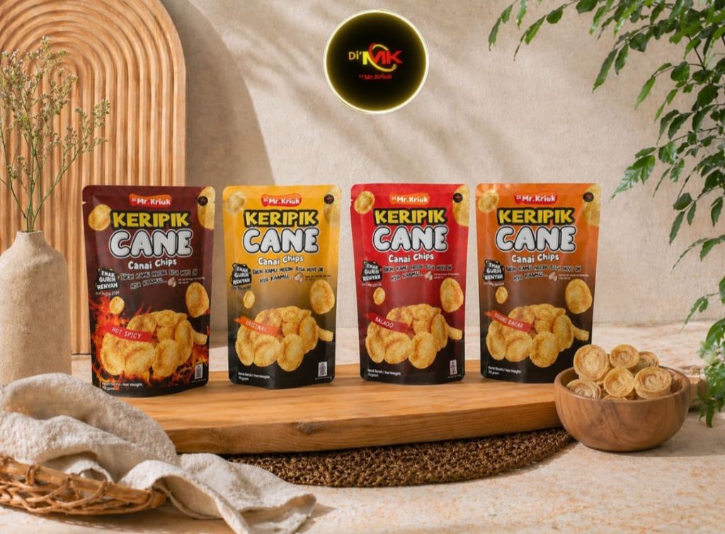 Keripik Cane dan keripik buah-buahan