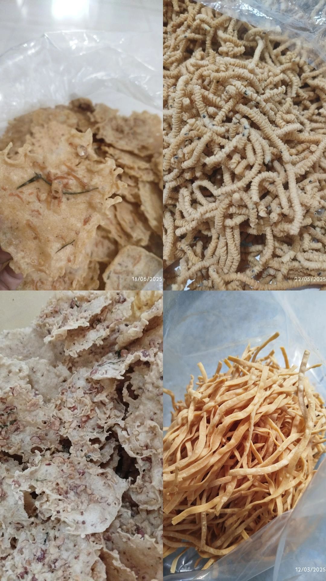 Peyek kacang & Peyek Teri